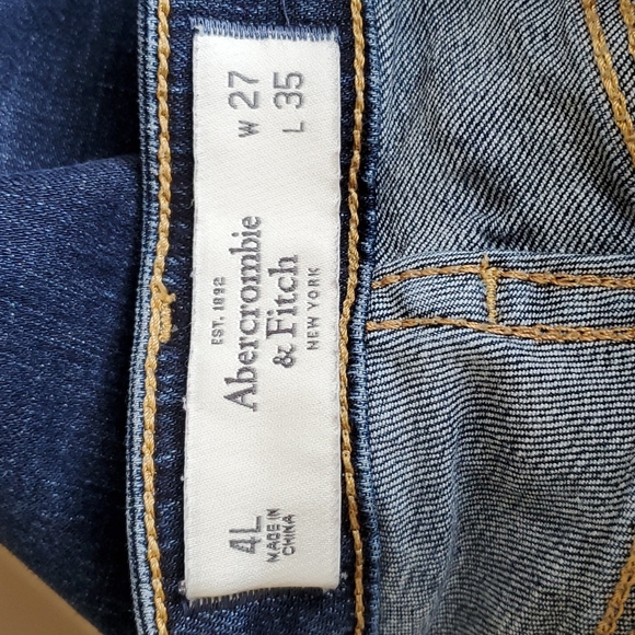 Abercrombie & Fitch "The A& F Boot" Jeans Size 4 Long - Picture 4 of 7